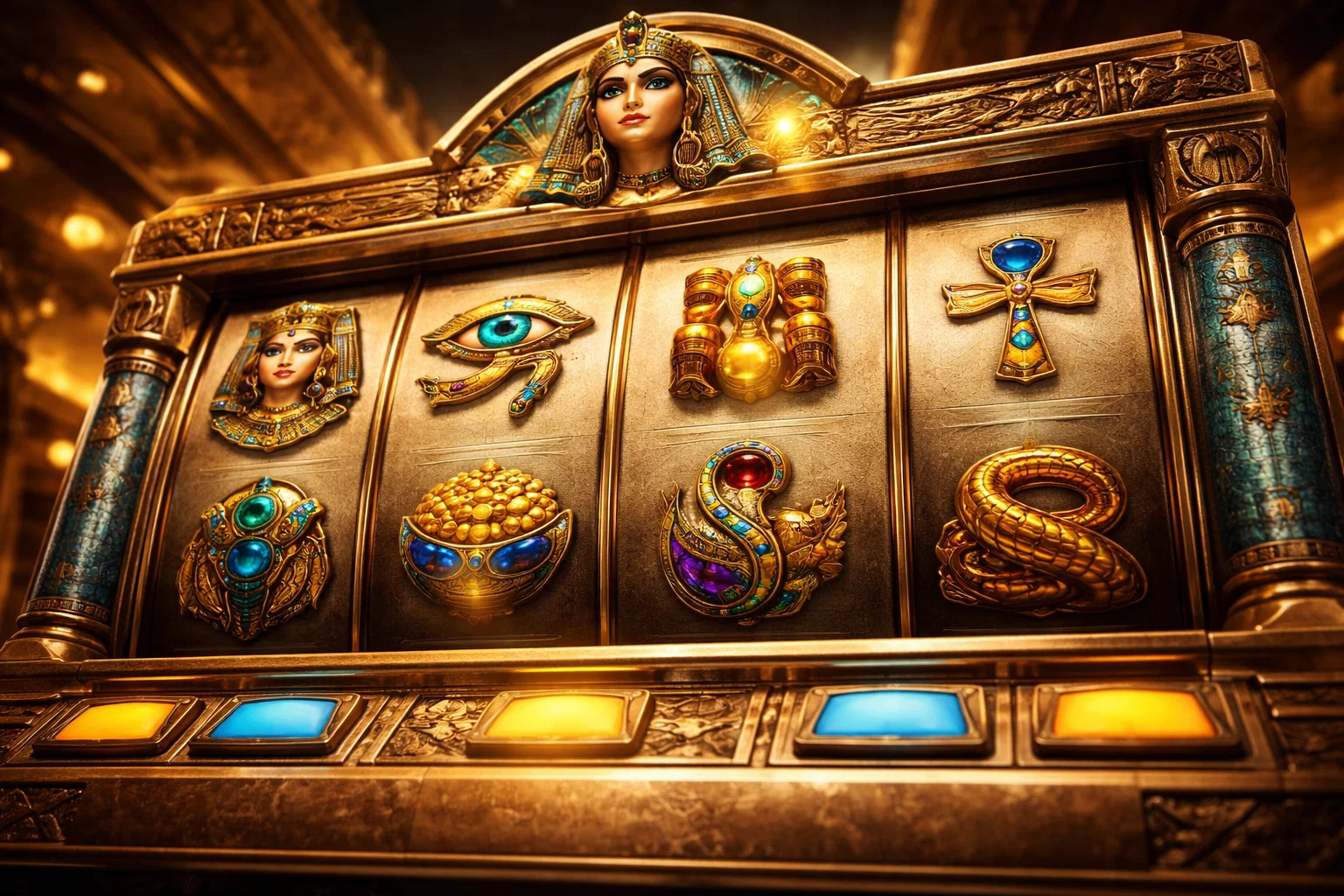 Ancient themed slot machine icons